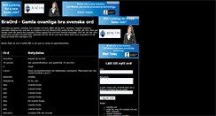 Desktop Screenshot of braord.se